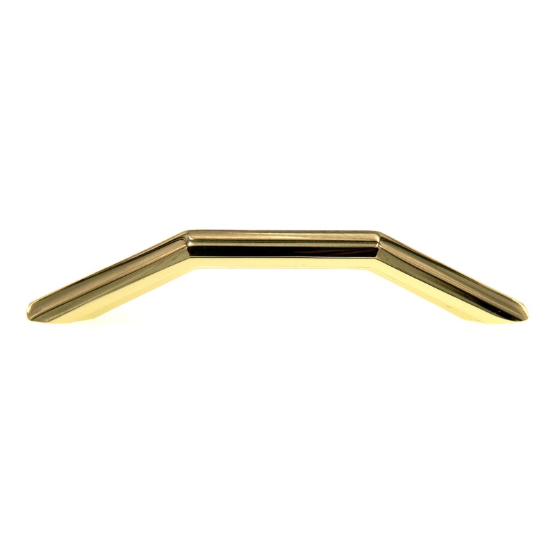 Amerock Classics Bright Brass 3 3/4 (96mm)cc Arch Pull Cabinet Handle BP4267-3