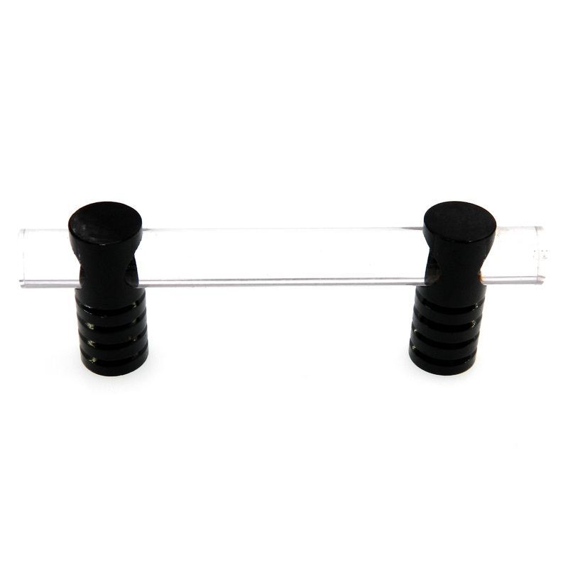 Amerock European Designs Black 3cc Bar Pull Cabinet Handle BP4300-BK