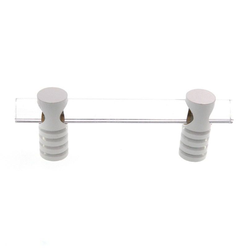 Amerock European Designs White 3cc Bar Pull Cabinet Handle BP4300-W