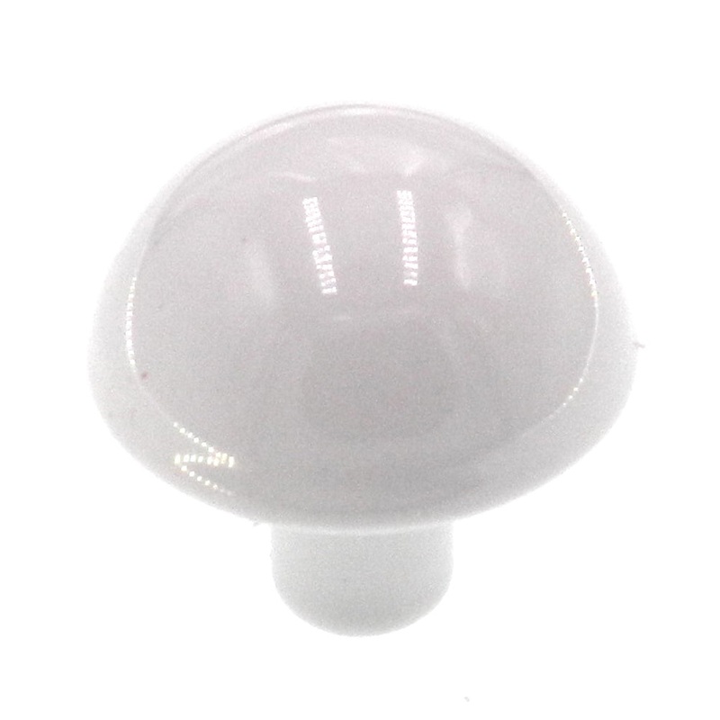 Amerock Forges White 1-3/16 Round Cabinet Knob B309-B-W Made in Italy