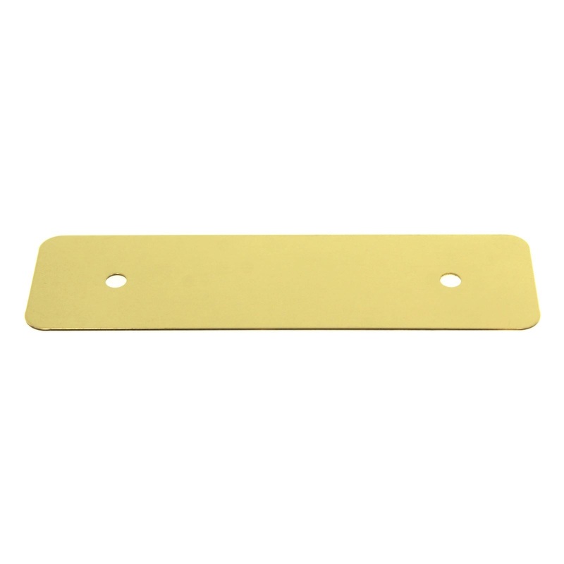 Amerock Hardware BP30325-3 Polished Brass 3cc Cabinet Handle Pull Backplate