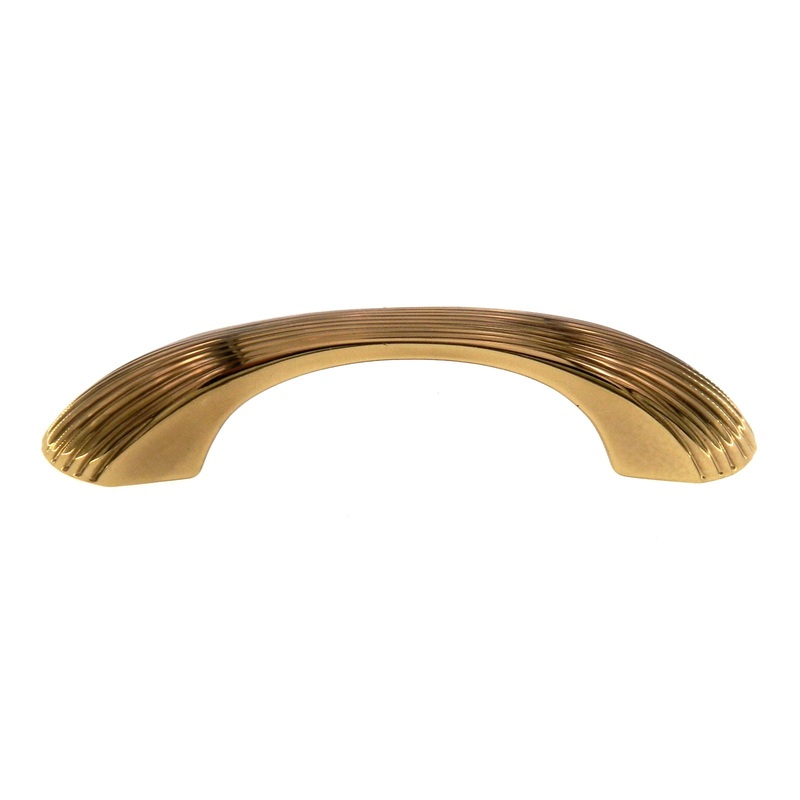 Amerock Heritage Bright Brass 3cc Arch Pull Cabinet Handle BP2372-B