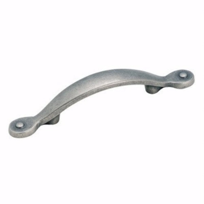 Amerock Inspirations BP1590-WN Weathered Nickel 3cc Cabinet Handle Pull