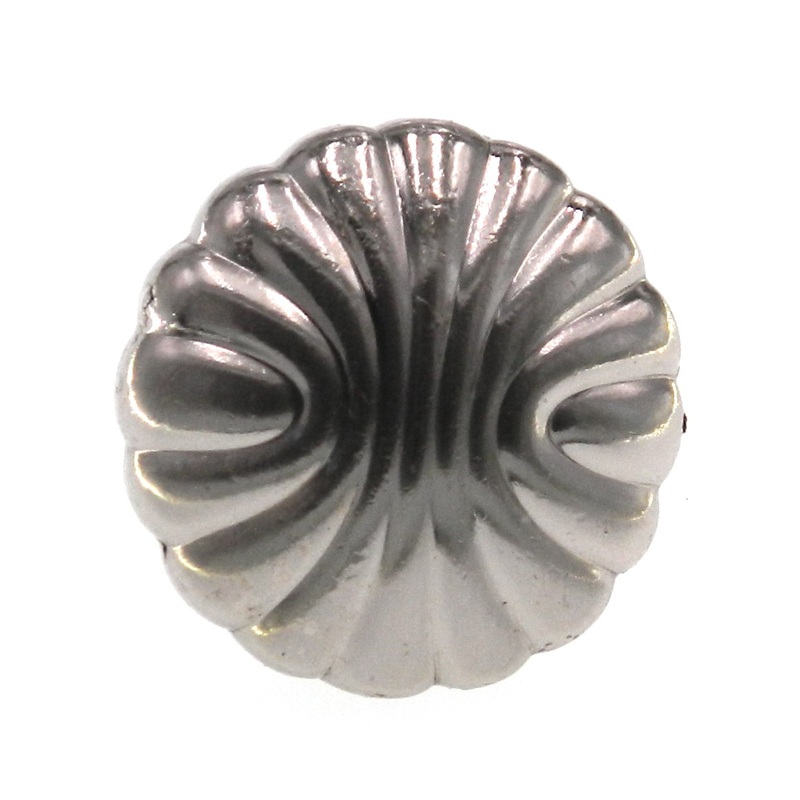 Amerock Natural Elegance Sterling Nickel 1 7/32 Round Cabinet Knob BP1337-G9