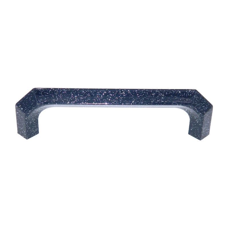 Amerock Plastics Speckled Black 3 3/4 (96mm)cc Cabinet Handle BP5530-SPKC