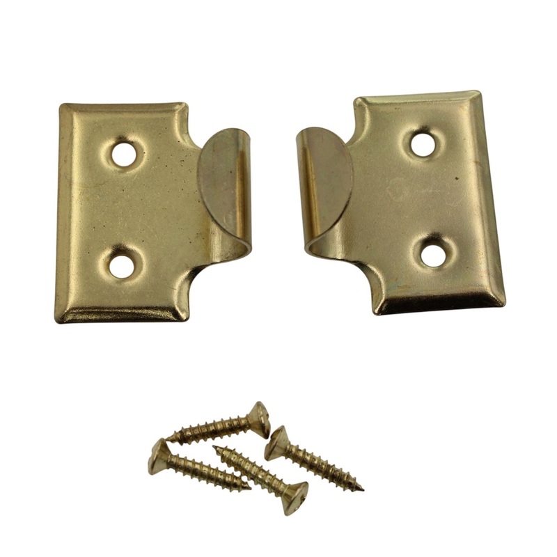 Pair of Amerock Sliding Window Sash Lift Pulls Bright Brass BP75370-3