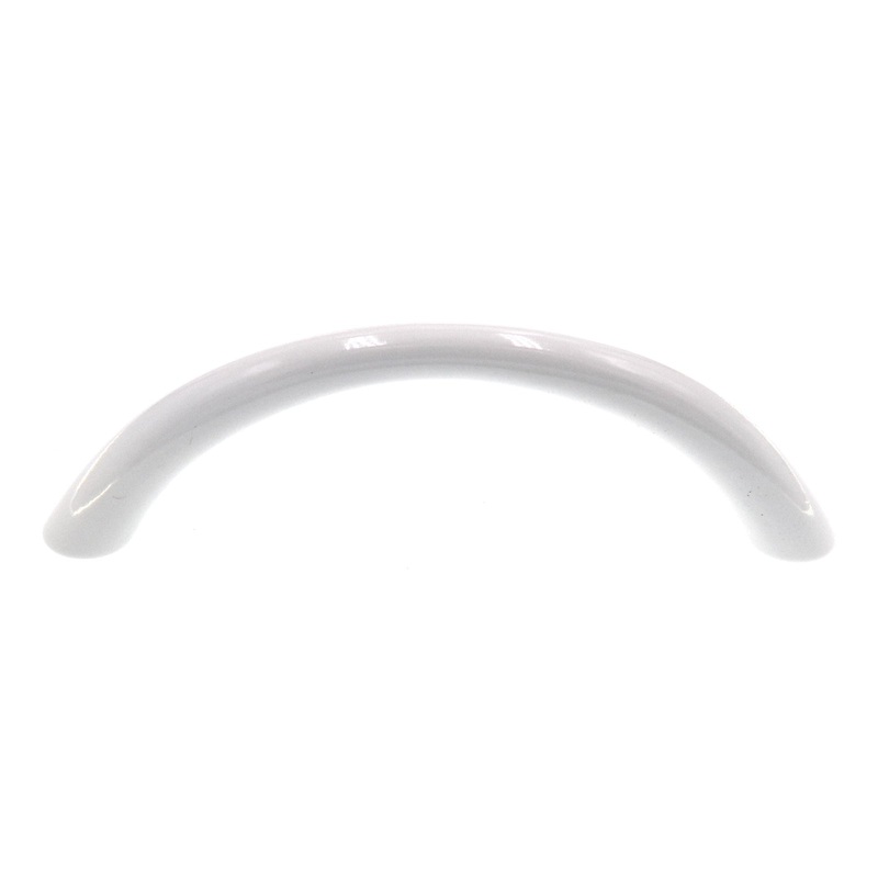 Vintage Amerock Forges White 3 3/4 (96mm)cc Arch Pull Cabinet Pull A219-B-W