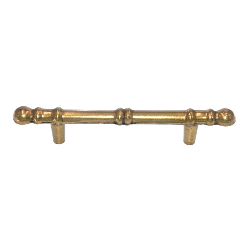 Vintage Amerock Furniture Accents Burnished Brass 3cc Cabinet Bar Pull BP277-BB