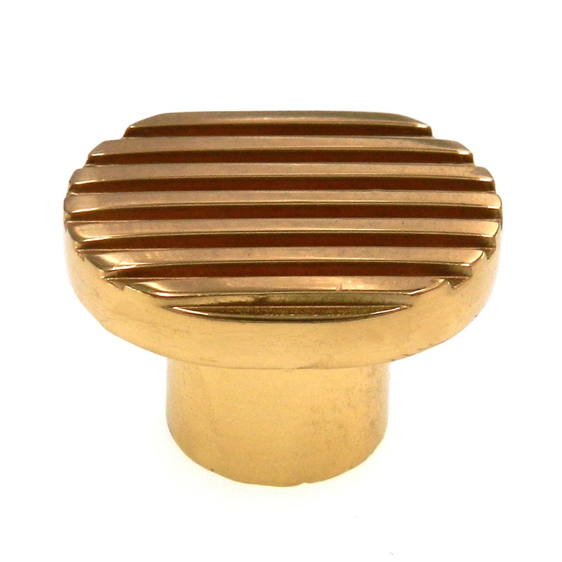 Vintage Amerock Fusital Solid Brass 1-1/4 Etched Cabinet Knob Pull B32-B-3