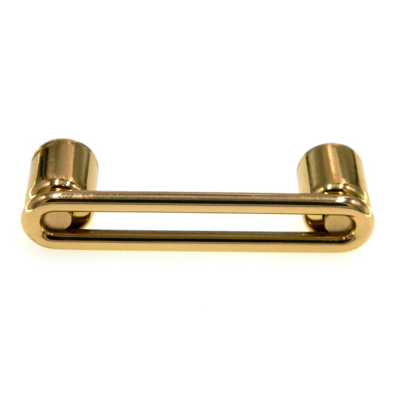 Vintage Amerock Fusital Solid Brass 2 1/2 cc Bar Pull Cabinet Pull A31-B-3