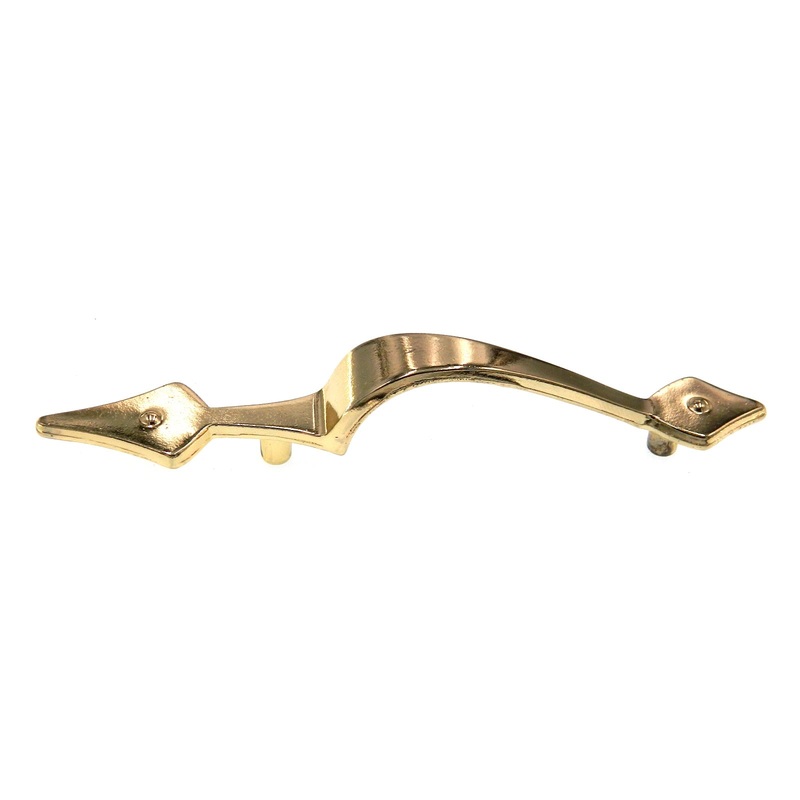 Vintage Amerock Shenandoah Polished Brass 3cc Cabinet Handle BP301-3