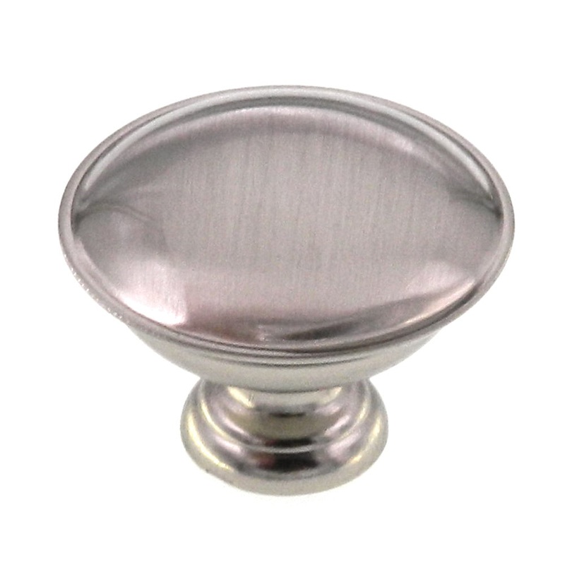 Amerock Allison 14404SCH Brushed Satin Chrome 1 3/16 Round Cabinet Knob Pull