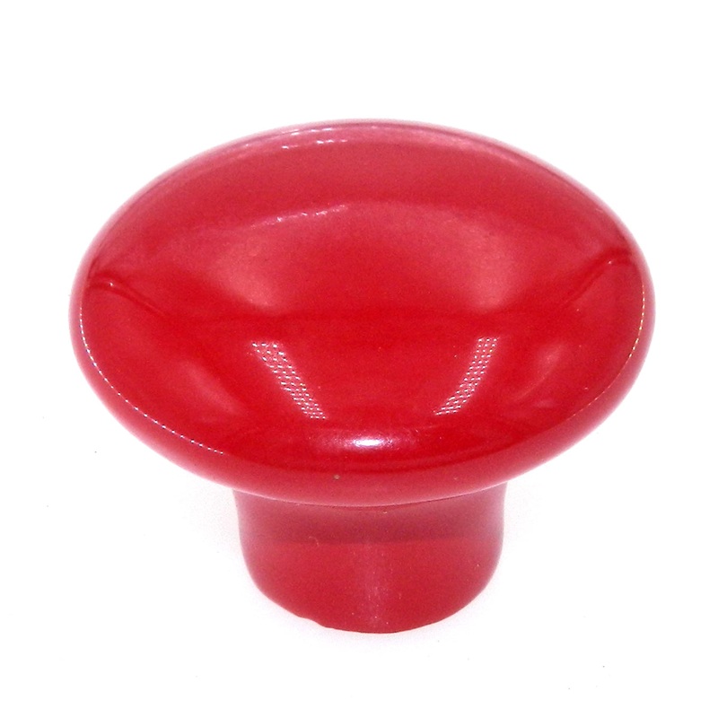 Amerock Allison Red 1 1/2 Mushroom Cabinet Ceramic Knob 217RED