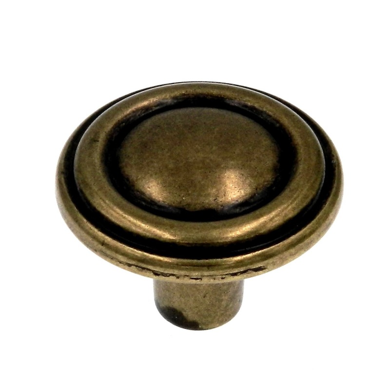 Amerock Allison Regency Brass Designer 1 1/16 Round Cabinet Knob BP76281-R1