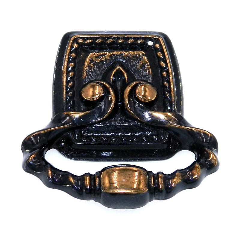 Amerock Bonaventure Regency Bronze 2-13/16 Fixed Ring Pull, Backplate BP272-RB