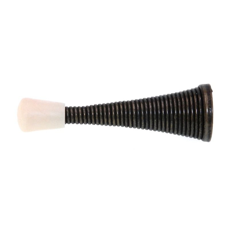 Amerock BP2253-AE Antique English 3 Heavy Duty Flexible Spring Doorstop