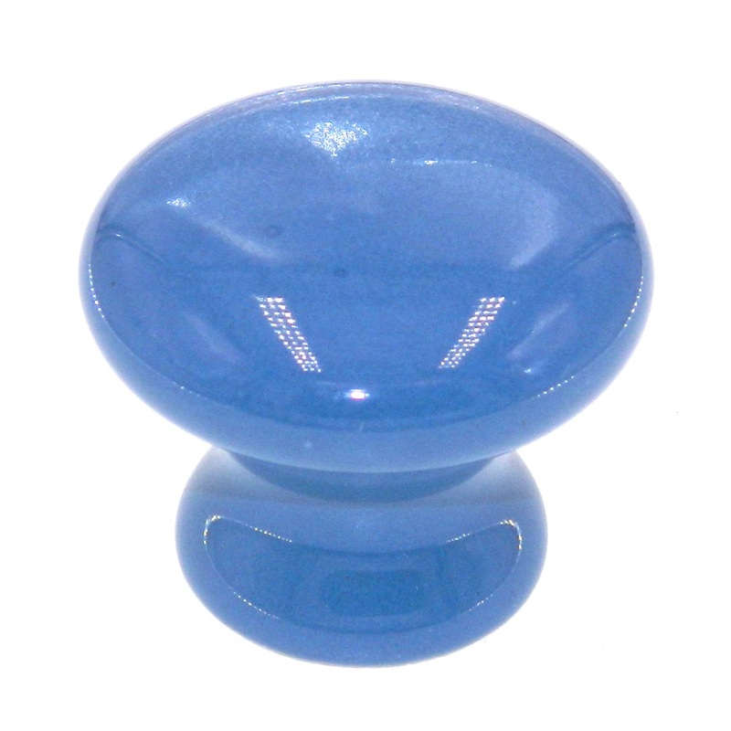 Amerock Ceramics Light Blue 1 1/2 Round Cabinet Knob BP5322-BG