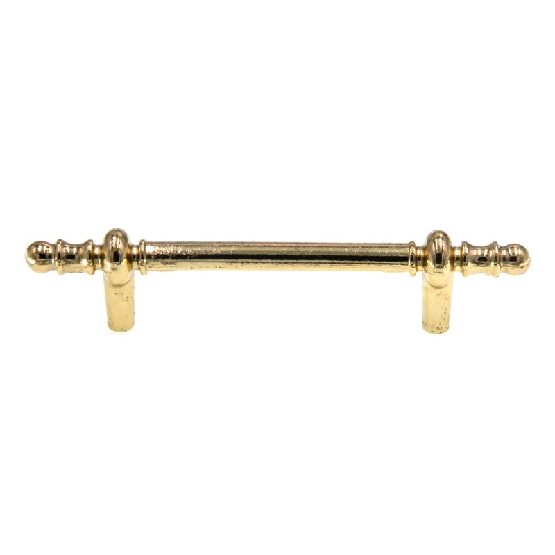 Amerock Contempory 4-3/4 CTC Polished Brass Cabinet Bar Pull Handle BP30789-3