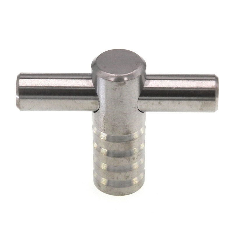 Amerock Essential’Z T-Bar Stainless Steel 2 Cabinet Knob Pull BP19006-SS