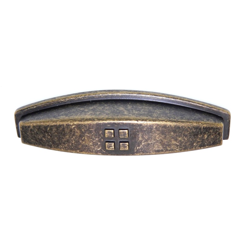 Amerock Forgings Weathered Brass 3cc Cup Pull Pattern Cabinet Pull BP4453-R2