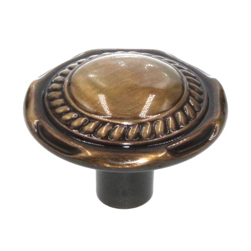 Amerock Hardware BP776-AE Antique English 1 1/4 Round Disc Cabinet Knob Pull