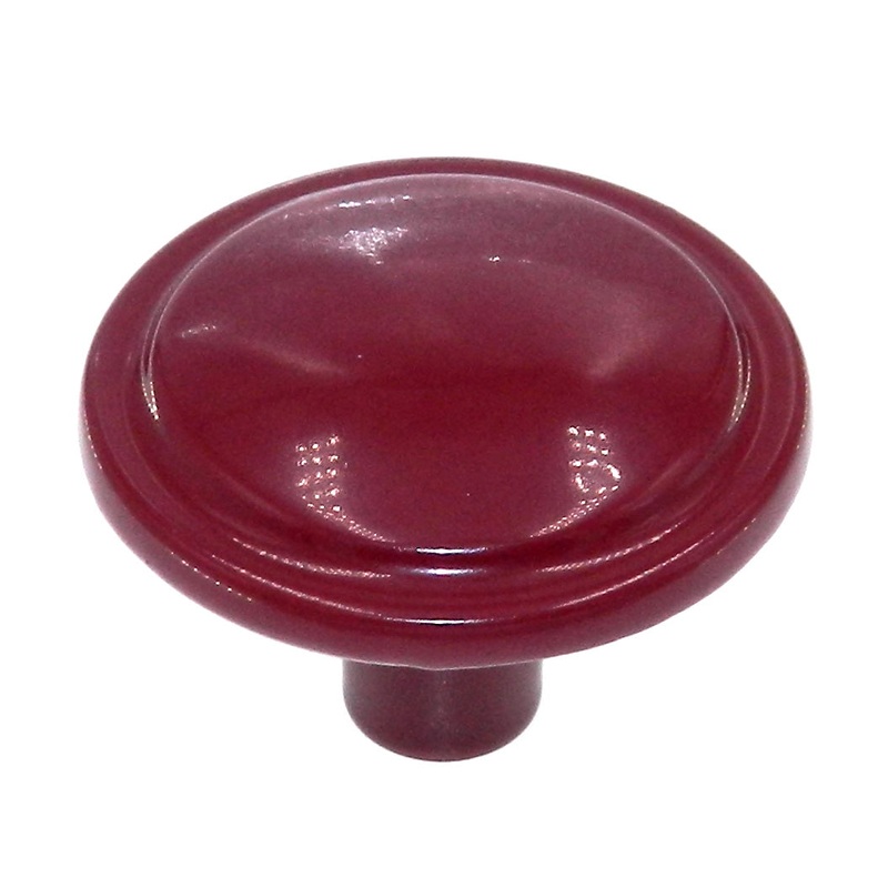Amerock Harmony Cranberry 1 3/16 Round Mushroom Cabinet Knob BP3443-CRB