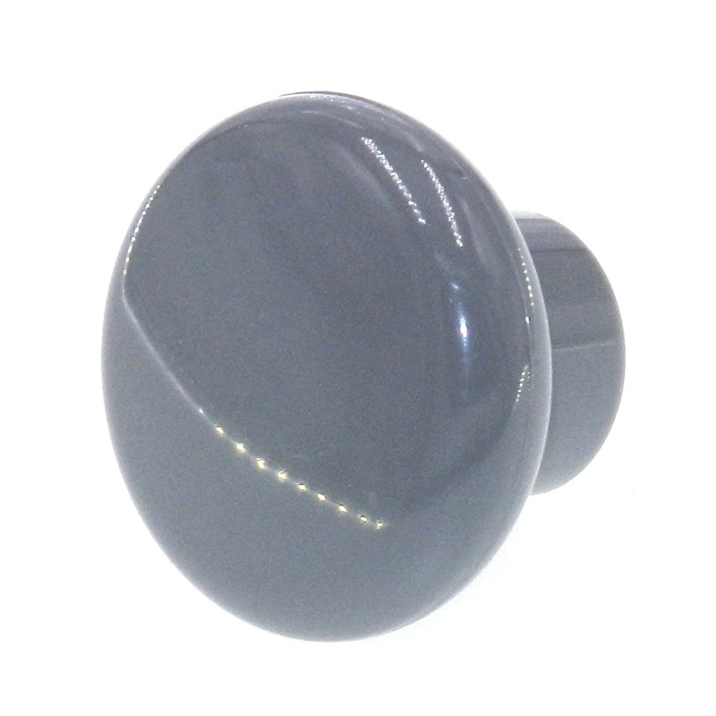 Amerock Plastics Gray 1 1/4 Round Cabinet Knob BP5421-BQ