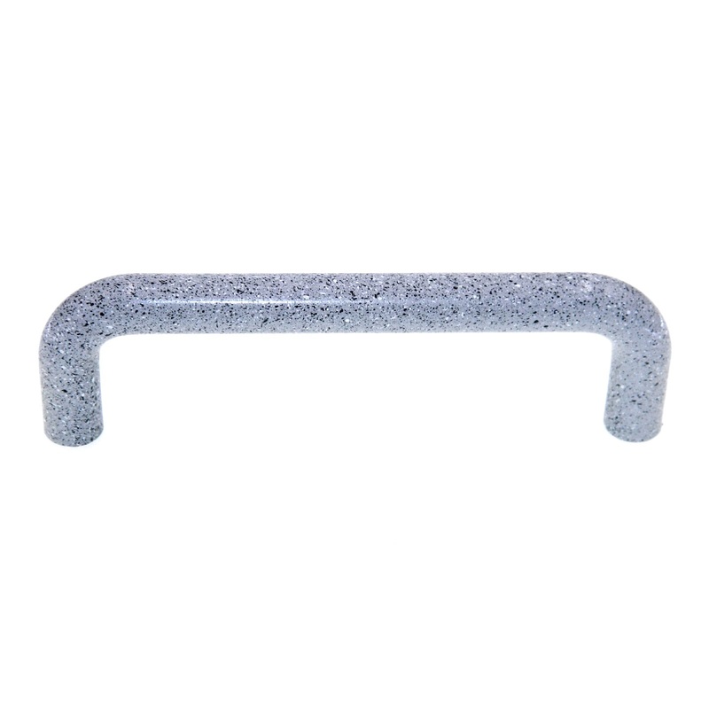 Amerock Plastics Gray Speckled 3 3/4 (96mm)cc Smooth Cabinet Pull BP5433-SPG