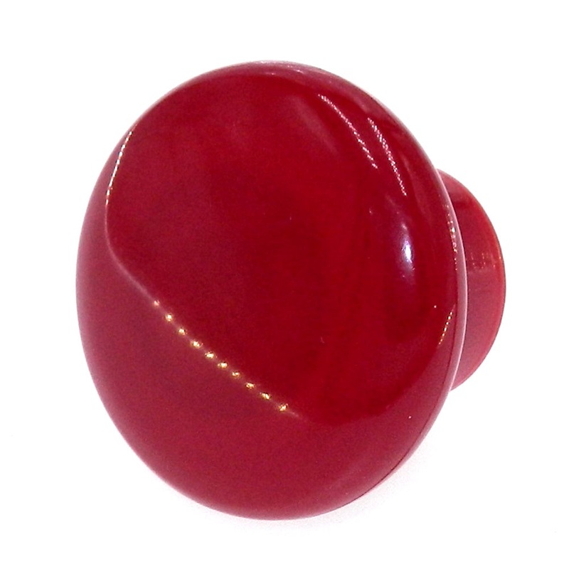 Amerock Plastics Red 1 1/4 Round Cabinet Knob BP5421-BE