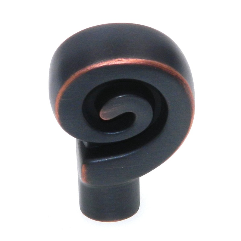 Amerock Swirl’Z Oil-Rubbed Bronze 1 1/8 Round Swirl Cabinet Knob BP9339-ORB