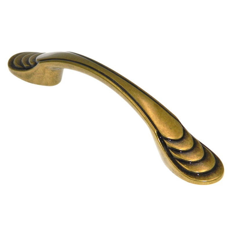Amerock True Elegance Burnished Brass 3cc Arch Pull Cabinet Pull BP1350-O77