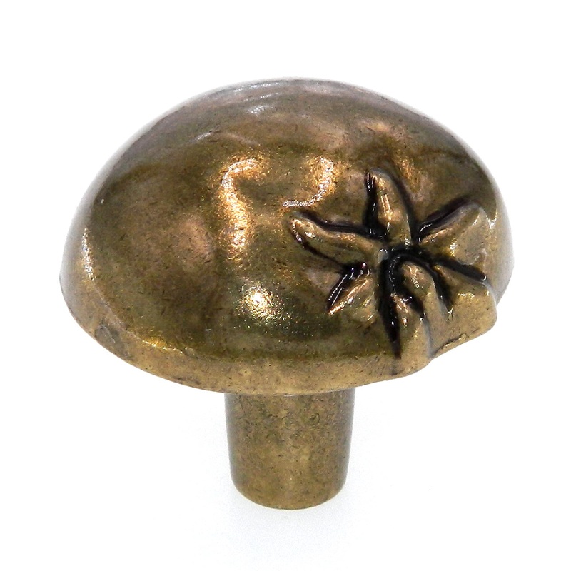 Amerock Veggie’Z Regency Brass 1 3/8 Round Tomato Cabinet Knob BP9333-R1