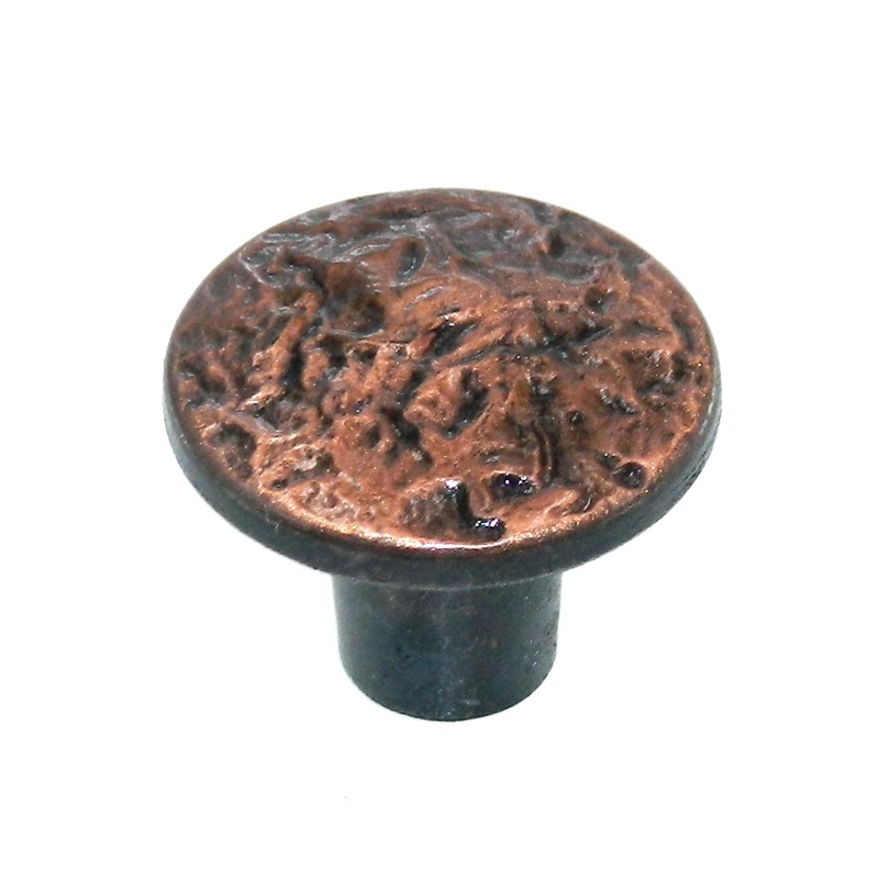 Vintage Amerock Colonial Antique Copper 1 Round Cabinet Knob T504-AC