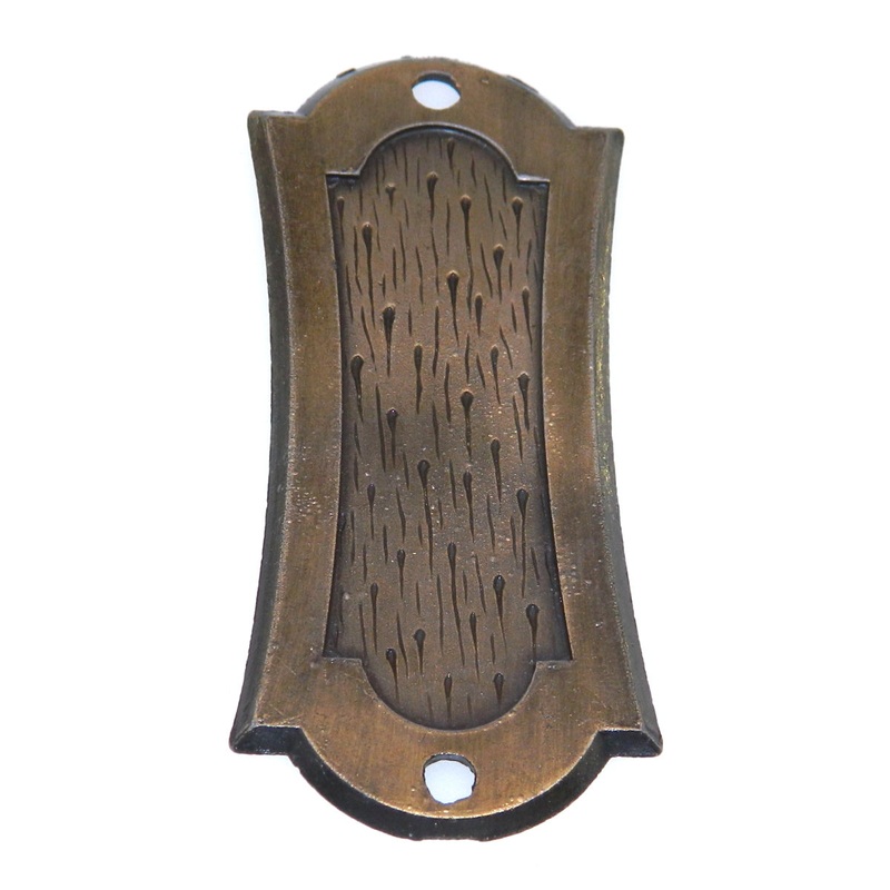 Vintage Amerock Franciscan Antique Brass 3cc Cabinet Pull Backplate 463ABS