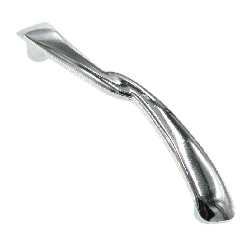Vintage Amerock Mid-Century Chrome 3 1/2cc Cabinet Handle Bar Pull BP444-26