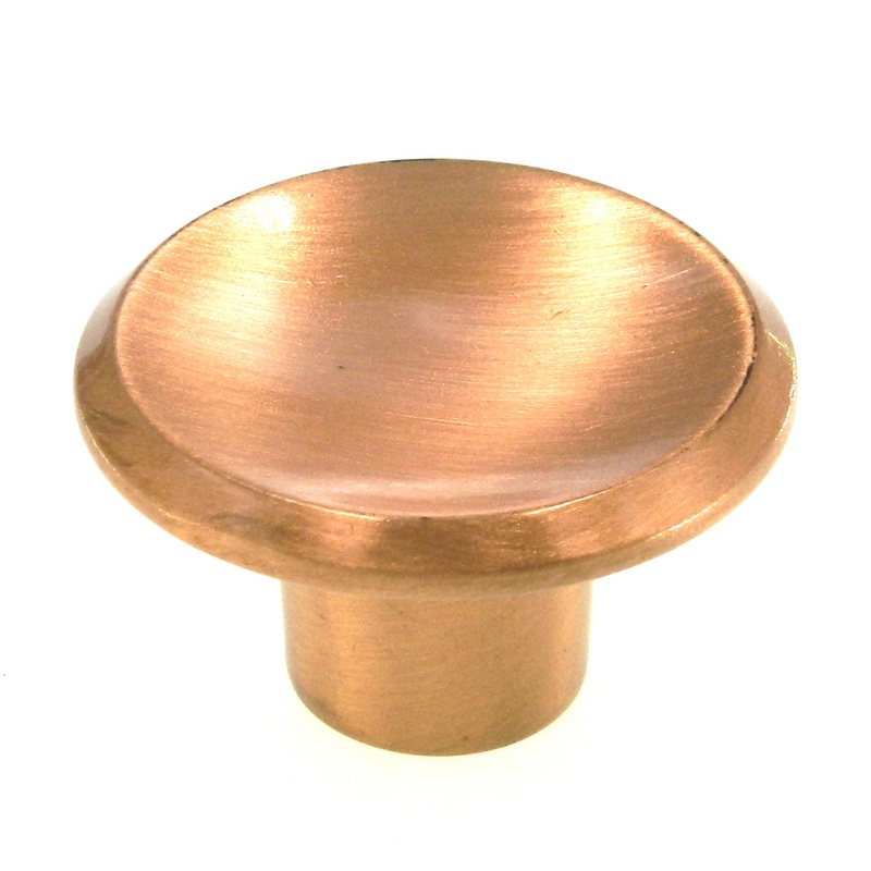 Vintage Amerock Mid-Century Modern Antique Copper 1 9/16 Cabinet Knob BP552-AC