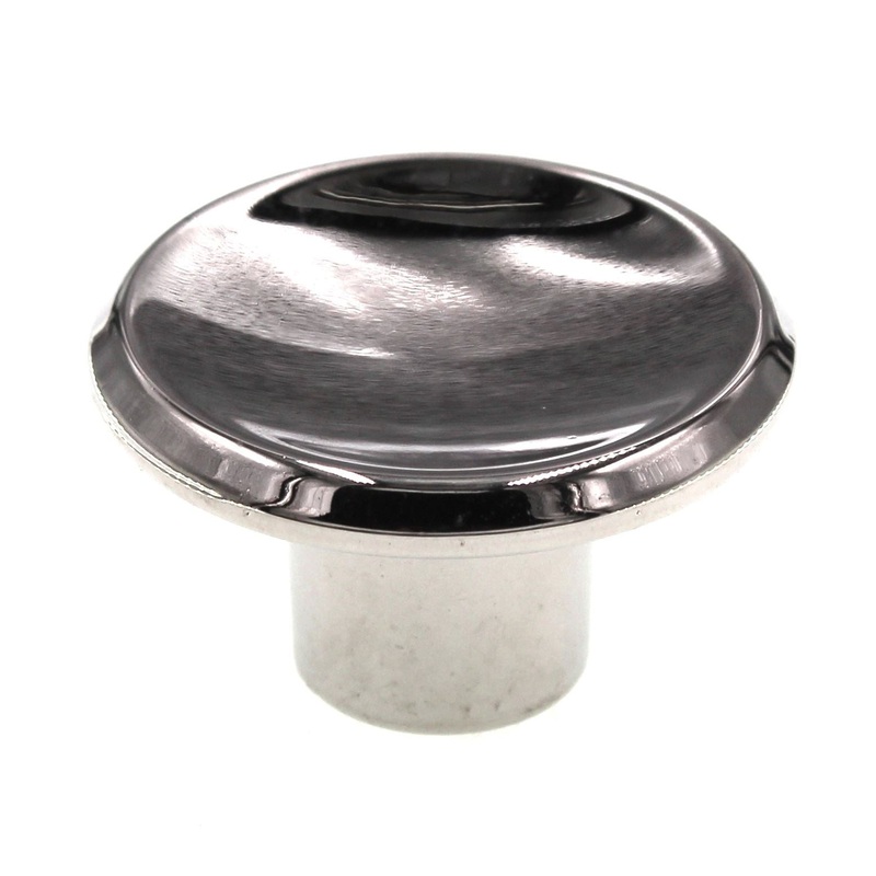 Vintage Amerock Mid-Century Modern Polished Chrome 1 9/16 Cabinet Knob BP552-26