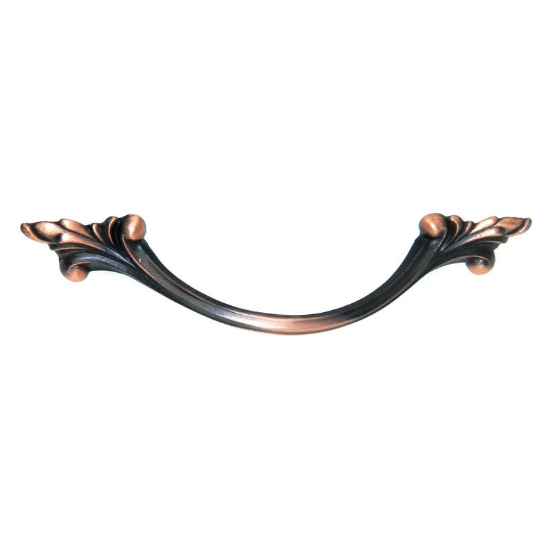 Vintage Amerock Provincial Antique Copper 3 Ctr Drawer Handle Pull BP451-AC