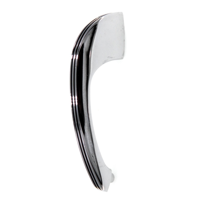 Vintage Amerock Streamlux Polished Chromium, Black 3-1/2 CTC Cabinet Pull ED405