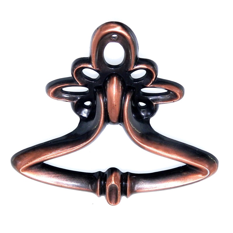 Vintage Amerock Valencia Antique Copper 3 1/8 Furniture Ring Pull BP108-AC