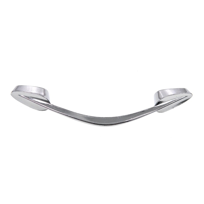 Vintage National Lock Company Galaxie Bright Chrome 3cc Cabinet Pull V299-26
