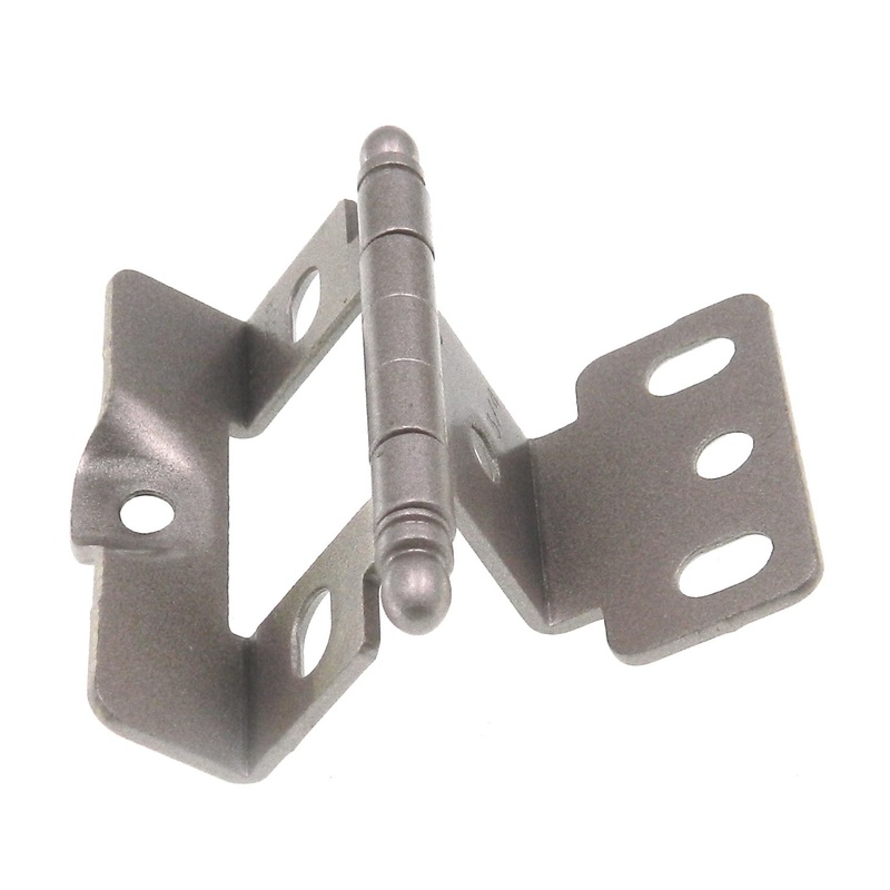 Amerock Champagne Full Inset Hinge 3/4 Door Full Wrap Ball Tip PK3175TB-CP