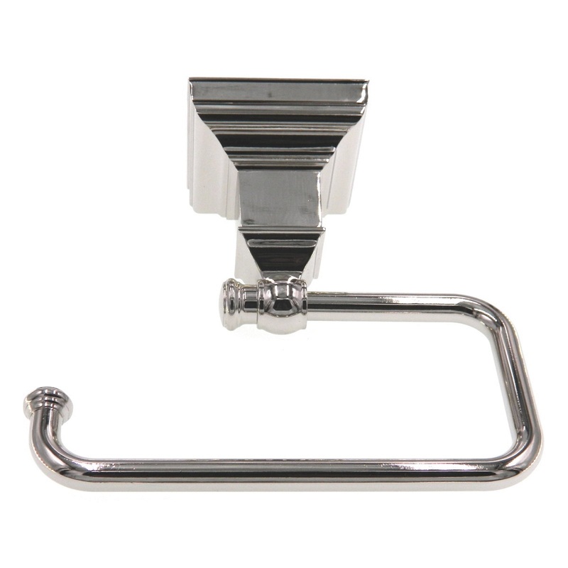 Amerock Markham Polished Nickel 6 Swinging Bath Tissue Roll Holder BH26510PN