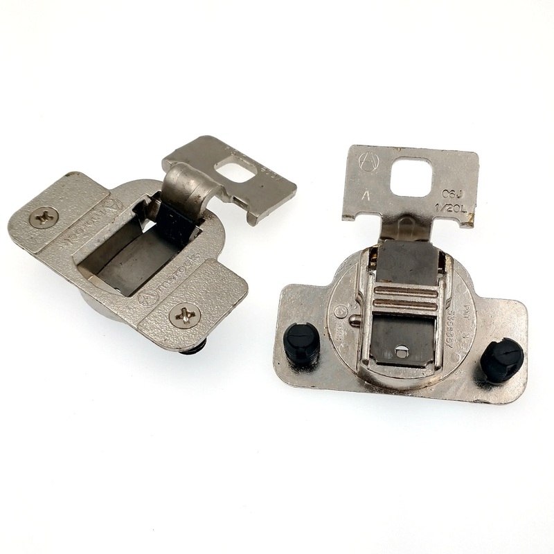 Amerock Nickel 105 deg. 1/2 Overlay Concealed Cup Hinge Self-Close BP2145J-3-14