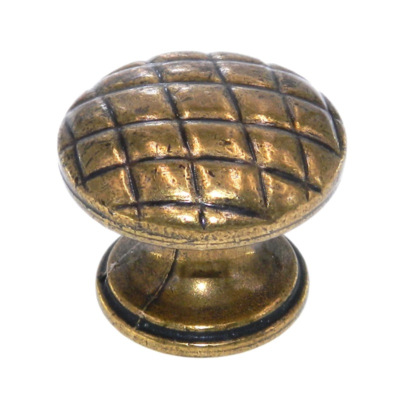 Amerock True Elegance Burnished Brass 1 1/4 Round Acorn Cabinet Knob BP1357-O77