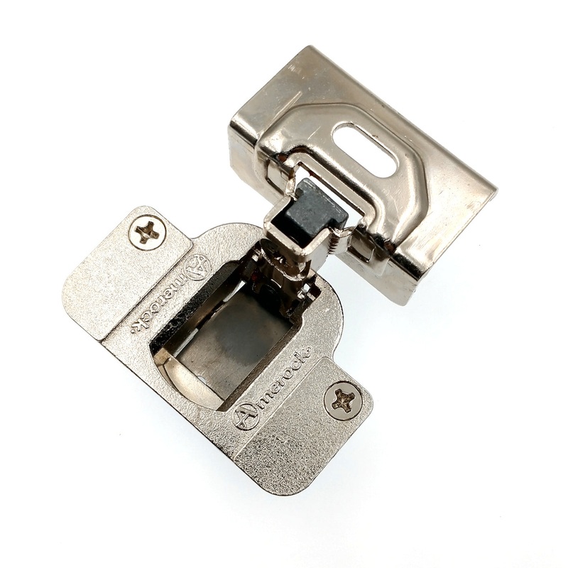 Single Amerock Nickel 105 deg. 1-1/4 Overlay Concealed Cup Hinge CM2009C-2-14