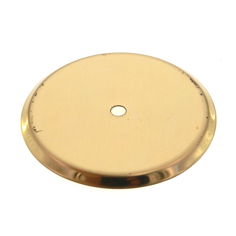 Vintage Amerock 1960’s Bright Brass 2 1/4 Cabinet Knob Backplate A519-3