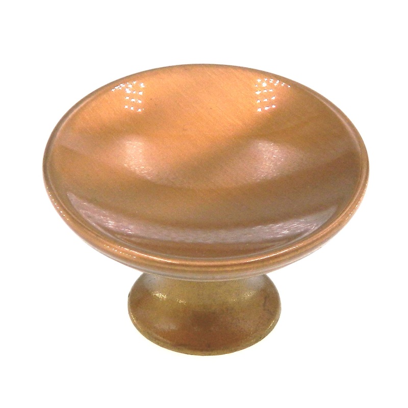 Vintage Amerock 1960’s Dull Bronze 1 1/2 Round Cabinet Knob A520-10
