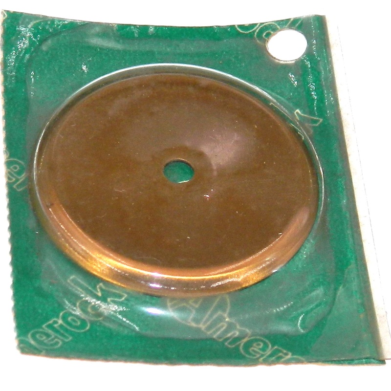 Vintage Amerock 1960’s Dull Bronze 1 5/8 Cabinet Knob Backplate A500-10