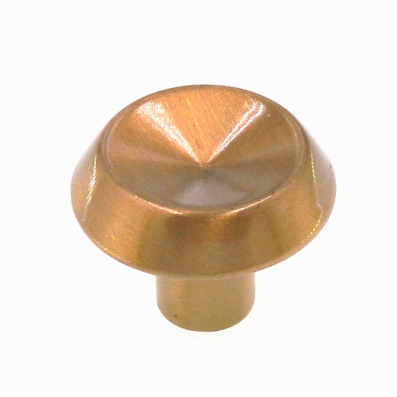 Vintage Amerock Catalina Dull Bronze 1 Round Cabinet Knob BE524-10